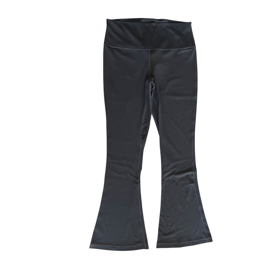 Lululemon Align Mini Flare Pant Dark Gray Size 14 Wide Leg Yoga - Picture 2 of 10